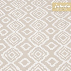 Baumwolle beschichtet strukturiert Martha beige III 160 cm x 140 cm Bauerntisch