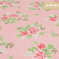 Baumwolle beschichtet abwaschbar Rosy rosa H R 170 cm x 140 cm 