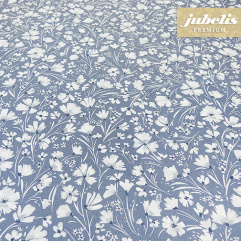 Baumwolle beschichtet abwaschbar Bria blau III 