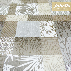 Wachstuch extradick mit Vlies Desio dunkelbraun IV 