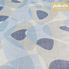 Wachstuch extradick mit Vlies Meda blau IV 