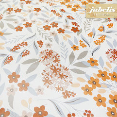 Wachstuch extradick mit Vlies Muggia beige-braun IV 