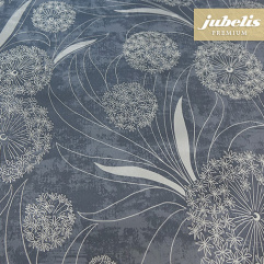 Wachstuch extradick mit Vlies Stresa anthrazit IV 