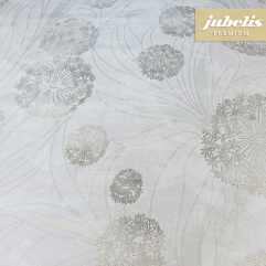 Wachstuch extradick mit Vlies Stresa silbergrau IV 