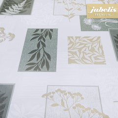 Wachstuch extradick mit Vlies Fondi hellblau-grau IV 