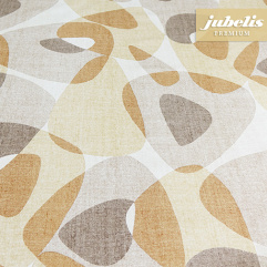 Wachstuch extradick mit Vlies Meda braun IV 