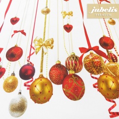 Textiler Luxus-Tischbelag Christmas Balls III 