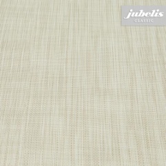 Wachstuch Leinen beige-braun I 140 cm Durchmesser rund