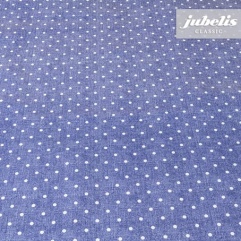 Wachstuch Polka Dot denim H 170 cm x 140 cm 