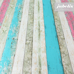 Wachstuch Holz bunt N 