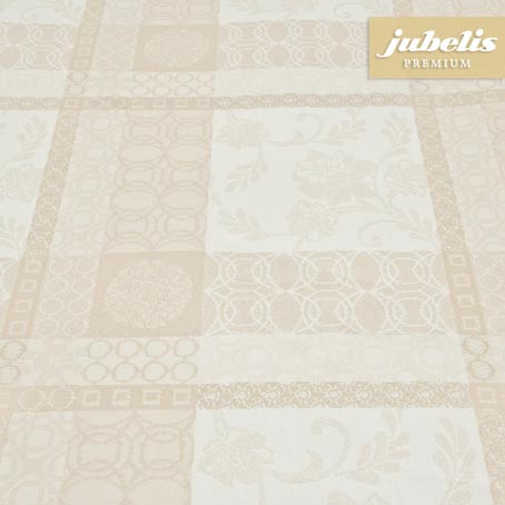 Baumwolle beschichtet abwaschbar Victoria beige III 180 cm x 140 cm