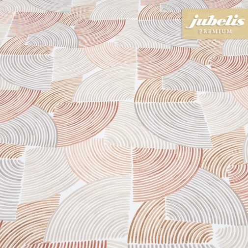 Baumwolle beschichtet abwaschbar Bettina terra-beige III 100 cm x 140 cm