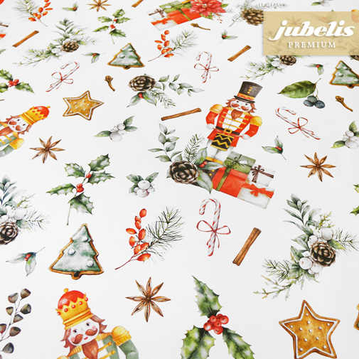 Textiler Luxus-Tischbelag Nutcracker III 160 cm x 140 cm Bauerntisch