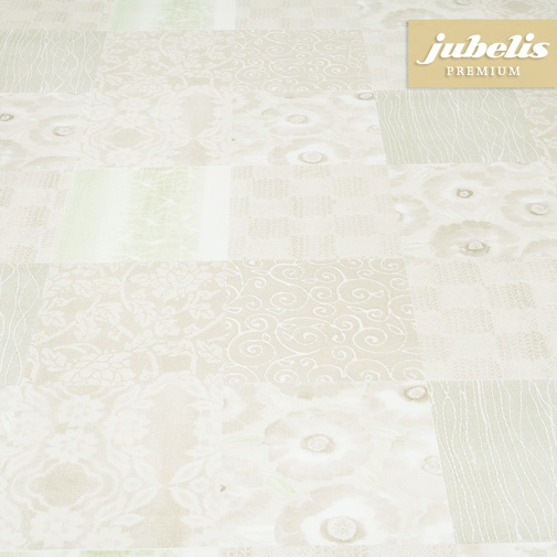 Wachstuch extradick mit Vlies Zara beige F 160 cm x 140 cm Bauerntisch