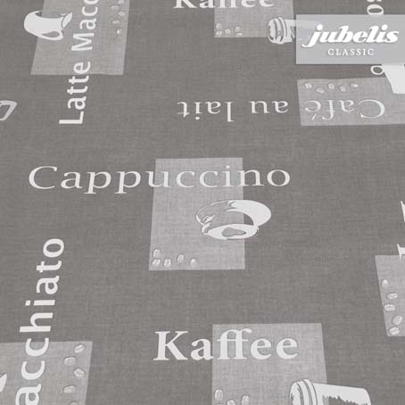 Wachstuch Cappuccino grau H 230 cm x 140 cm