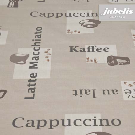 Wachstuch Cappuccino karamel H 120 cm x 140 cm