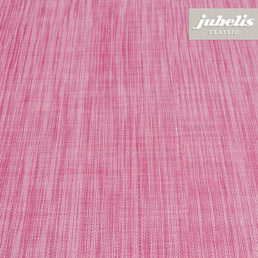 Wachstuch Leinen pink I 140 cm x 140 cm