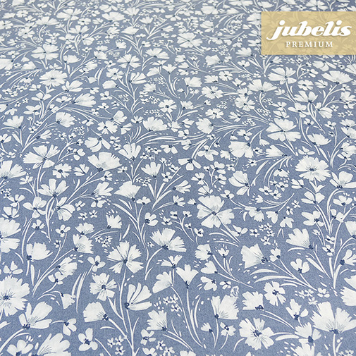 Baumwolle beschichtet abwaschbar Bria blau III