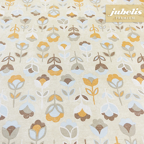 Baumwolle beschichtet abwaschbar Sandria beige III