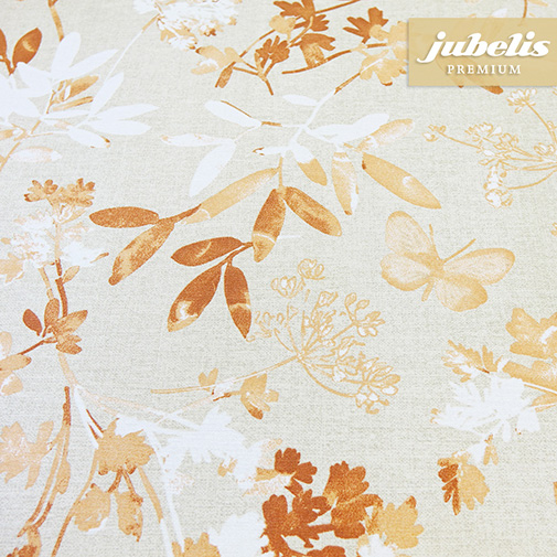 Baumwolle beschichtet abwaschbar Yantia beige III