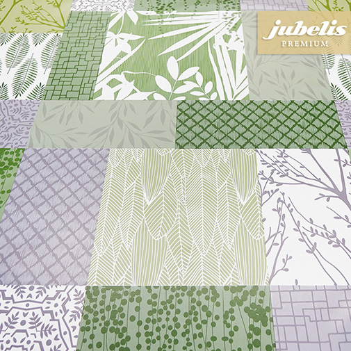 Wachstuch extradick mit Vlies Desio pastellgr�n IV