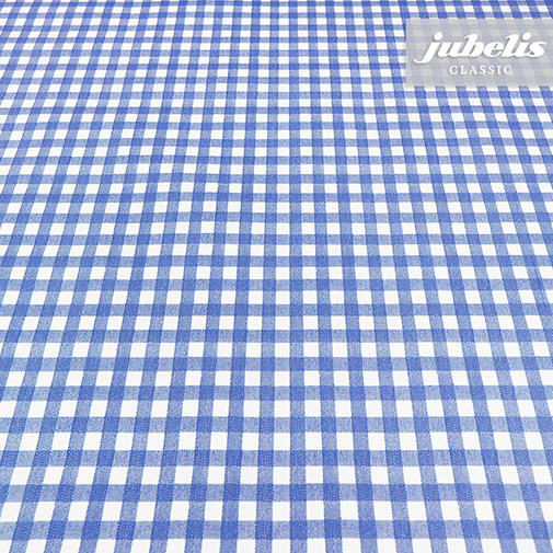 Wachstuch kariert blau N